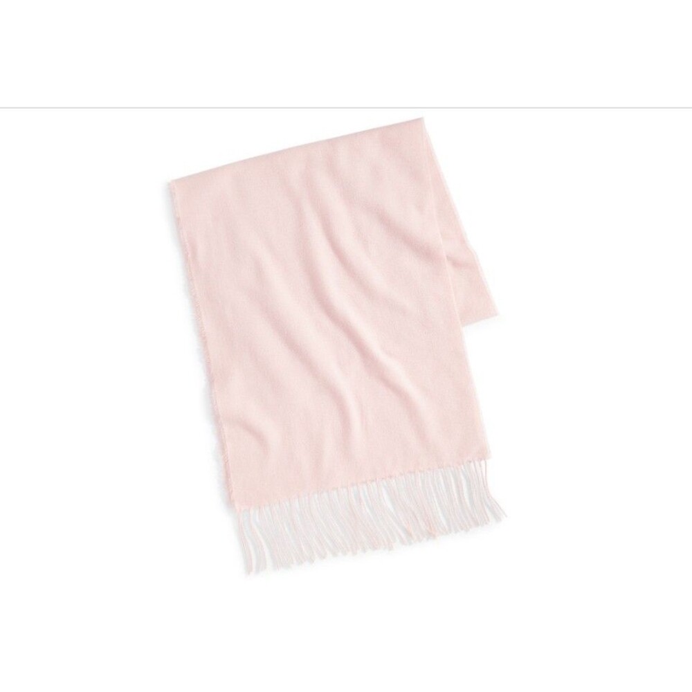 Style & Co Fringe Trim Solid Soft Wrap Women's One Size Blush 194914866033